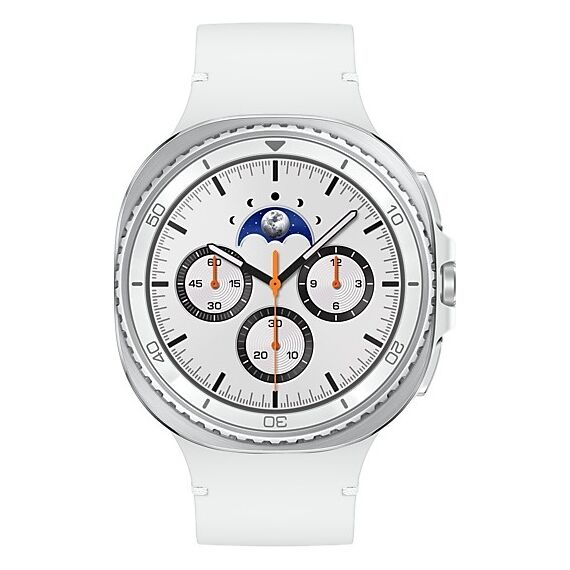 Galaxy Watch8 Classic | 46 мм | White | Sport/White | M/L, Размер: 46 мм, Цвет: White, Тип ремешка: Sport, Цвет ремешка: White, Размер ремешка: M/L, Подключение часов: Bluetooth / Wi-Fi, изображение 2